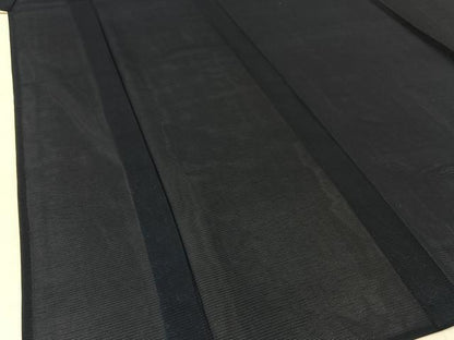 平和屋着物＊夏物 色無地 絽 黒色 正絹 逸品 未使用 BAAW0952hj