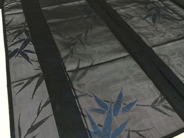 平和屋着物＊夏物 小紋 紗 笹 やまと誂製 洗える着物 未使用 BAAW0953hj