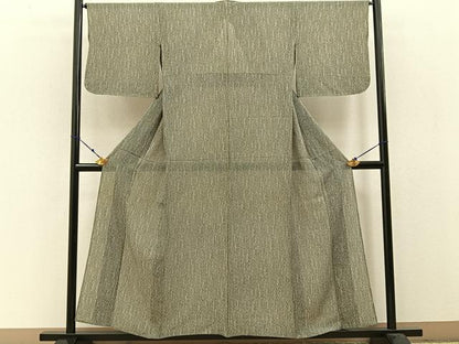 平和屋着物＊夏物 江戸小紋 絽 竹間道 正絹 逸品 BAAW0954hj
