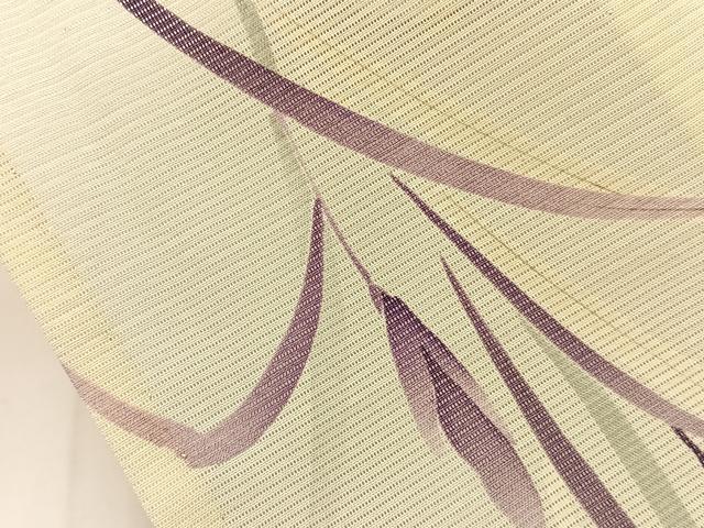 平和屋着物＊夏物 小紋 絽 杜若 正絹 逸品 BAAW0956hj