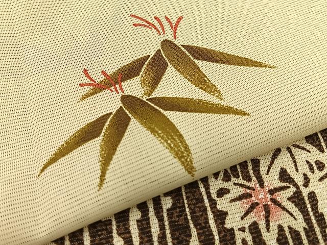 平和屋着物＊夏物 訪問着 絽 笹 洗える着物 BAAW0959hj