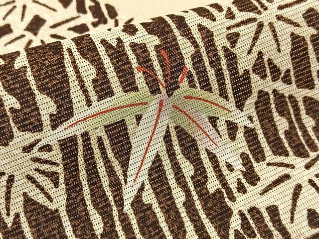 平和屋着物＊夏物 訪問着 絽 笹 洗える着物 BAAW0959hj