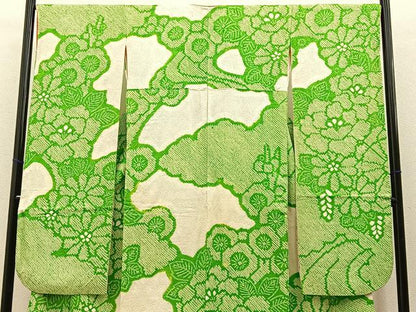 平和屋着物●豪華振袖　総絞り　花車文　正絹　逸品　BAAW0962hj