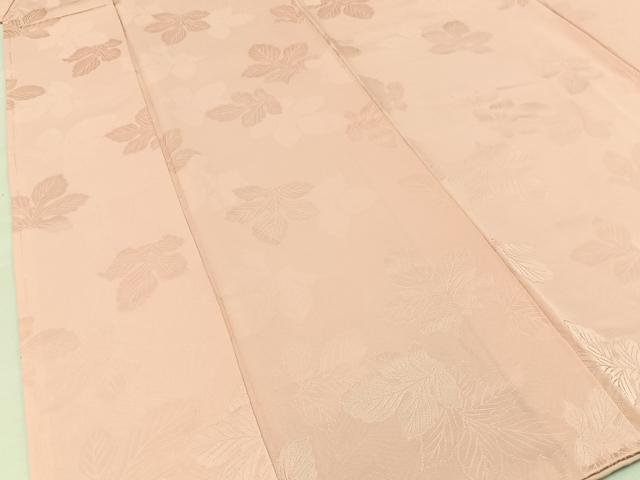 平和屋着物●上質な色無地　草葉地紋　虹色　正絹　逸品　未使用　BAAW0967hj