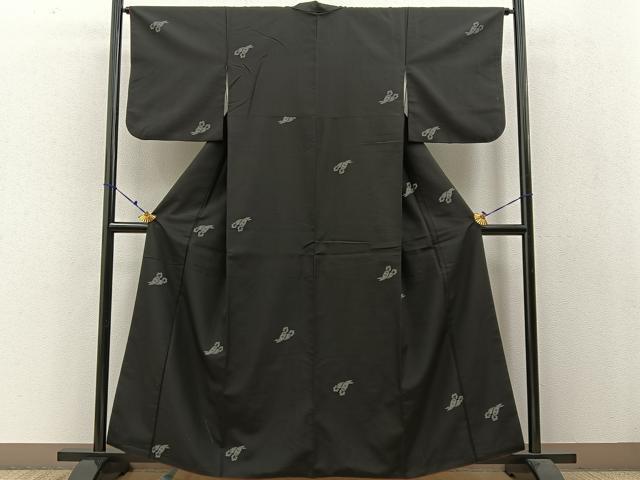 平和屋着物●上質な紬　成り物　正絹　逸品　BAAW0968hj