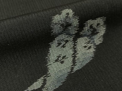 平和屋着物●上質な紬　成り物　正絹　逸品　BAAW0968hj