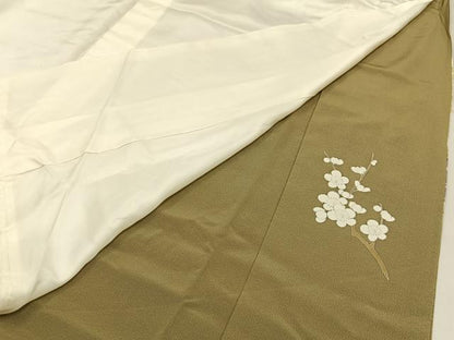 平和屋着物●豪華色留袖　駒刺繍　松竹梅　地紙立波花文　暈し染め　金彩　正絹　逸品　BAAW0969hj