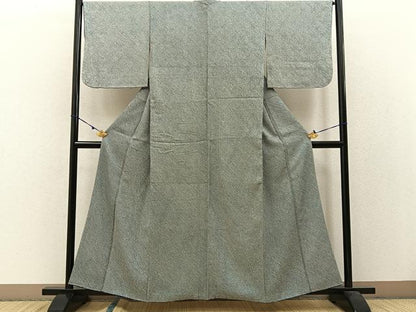 平和屋着物●大変加工の良い総絞り小紋 正絹 逸品 BAAW0978hj
