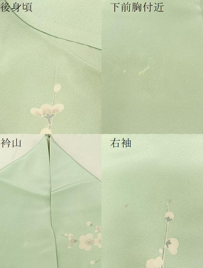 平和屋着物●訪問着 友禅 作家物 草花文 暈し染め 正絹 逸品 BAAW0988hj