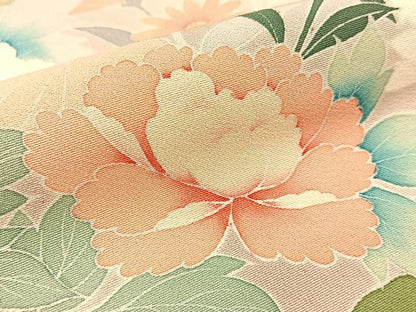平和屋着物●豪華色留袖 友禅 作家物 鴛鴦花文 暈し染め 正絹 逸品 未使用 BAAW0995hj