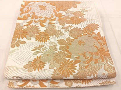 平和屋着物◎六通柄袋帯 乱菊 金糸 BAAW1027mz