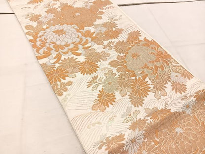 平和屋着物◎六通柄袋帯 乱菊 金糸 BAAW1027mz