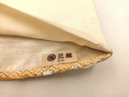 平和屋着物◎六通柄袋帯 宝相華 金銀糸 三越扱い 正絹 逸品 BAAW1033mz