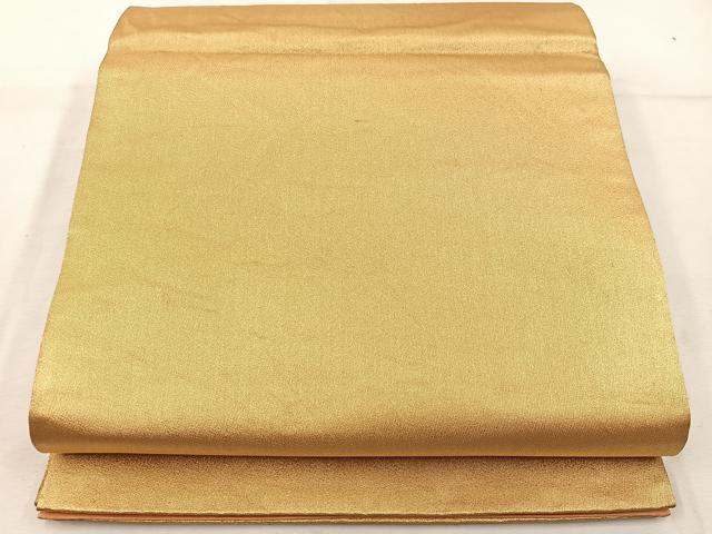 平和屋着物◎全通柄袋帯　金糸　正絹　逸品　BAAW1074mz