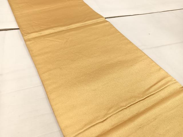 平和屋着物◎全通柄袋帯　金糸　正絹　逸品　BAAW1074mz