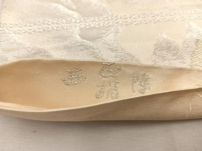 平和屋着物◎西陣　六通柄袋帯　樹林文　金銀糸　正絹　逸品　BAAW1148mz