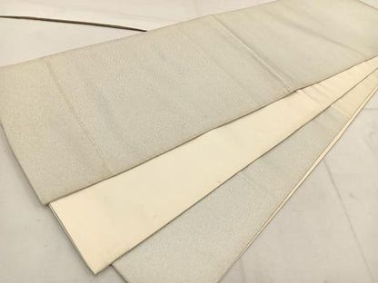 平和屋着物◎六通柄袋帯　霞文　正絹　逸品　BAAW1272mz