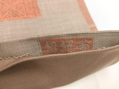 平和屋着物◎六通柄袋帯　古今絵巻　正絹　逸品　BAAW1282mz