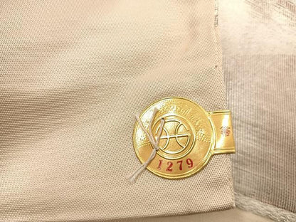 平和屋着物◎西陣　六通柄袋帯　遠山文　金銀糸　証紙付き　正絹　逸品　未使用　BAAW1382mz