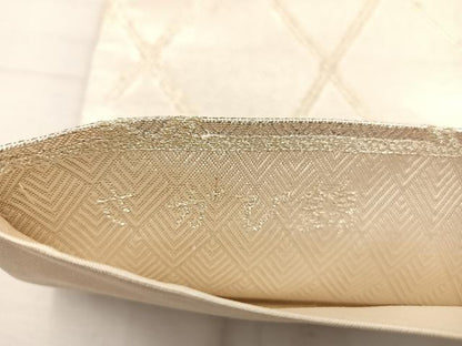 平和屋着物◎全通柄袋帯 さがび錦 九百別織 籬文 金銀糸 正絹 逸品 BAAW1485mz