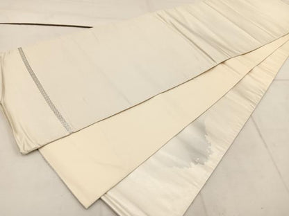 平和屋着物◎太鼓柄袋帯 風景シルエット 引箔 正絹 逸品 BAAW1537mz