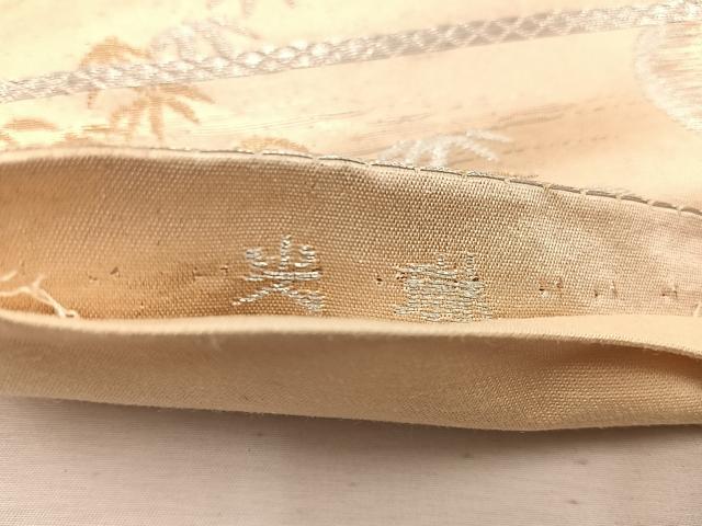 平和屋着物◎六通柄袋帯 光琳 金銀糸 正絹 逸品 BAAW1592mz