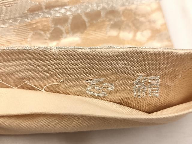 平和屋着物◎六通柄袋帯 光琳 金銀糸 正絹 逸品 BAAW1592mz