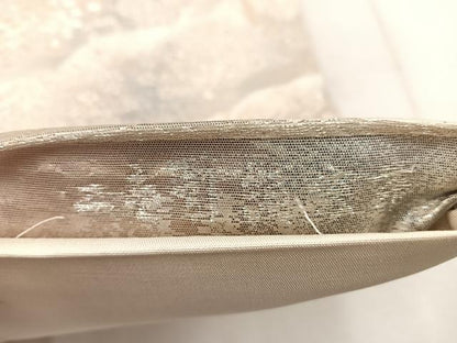 平和屋着物◎六通柄袋帯 京洛錦 飛鶴枝葉文 二重引箔 金銀糸 正絹 逸品 BAAW1602mz