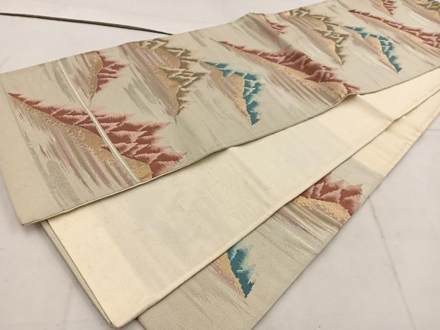 平和屋着物◎六通柄袋帯 樹林文 金糸 BAAW1613mz