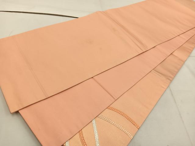 平和屋着物◎太鼓柄袋帯　中国三大刺繍　総刺繍　相良刺繍　遠山文　正絹　逸品　BAAW1738mz