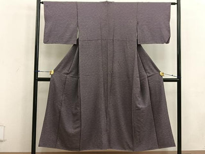 平和屋着物■上質な小紋 芝草文 正絹 逸品 BAAW1868mz