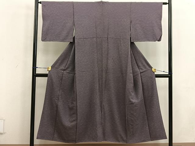平和屋着物■上質な小紋 芝草文 正絹 逸品 BAAW1868mz