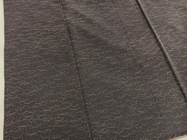 平和屋着物■上質な小紋 芝草文 正絹 逸品 BAAW1868mz