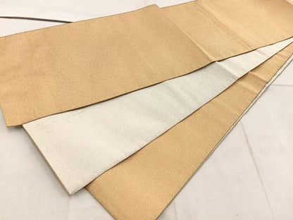 平和屋着物◎両面　全通柄袋帯　綴れ　金銀糸　正絹　逸品　BAAW1931mz