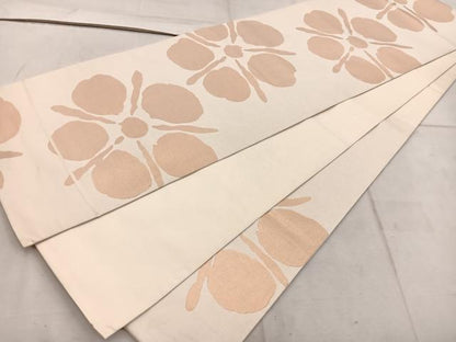 平和屋着物◎六通柄　本袋帯　幾何学文様　正絹　逸品　BAAW1935mz