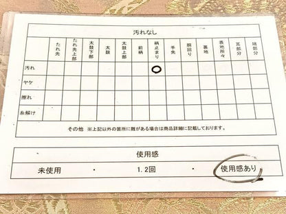 平和屋着物◎六通柄袋帯　更紗花文　金糸　引箔　正絹　逸品　BAAW2017yc