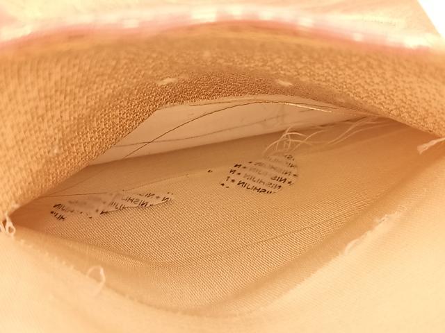 平和屋着物◎西陣 六通柄袋帯 鳳凰流水切嵌花文 金糸 正絹 逸品 BAAW2118yc