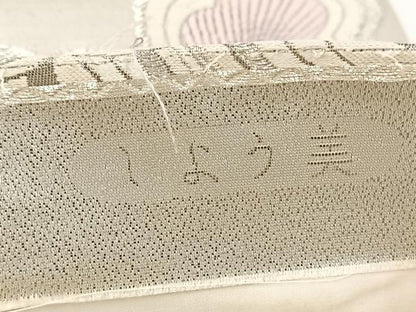 平和屋着物◎六通柄袋帯　唐織　九百錦　プラチナ箔　しよう美　更紗花文　正絹　逸品　BAAW2136yc