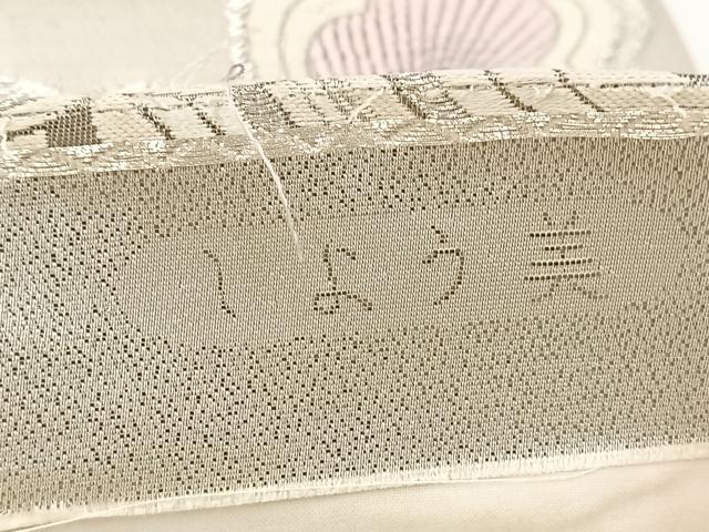 平和屋着物◎六通柄袋帯　唐織　九百錦　プラチナ箔　しよう美　更紗花文　正絹　逸品　BAAW2136yc