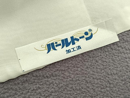 平和屋着物▽染色作家　斉藤三才　小紋　単衣　霞文　暈し染め　正絹　逸品　BAAW2197yc