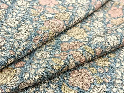 平和屋着物▽上質な小紋 単衣 辻が花 鬼しぼ縮緬 正絹 逸品 BAAW2206yc