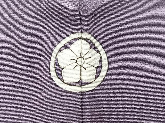 平和屋着物▽上質な色無地 単衣 鳩羽色 正絹 逸品 未使用 BAAW2215yc