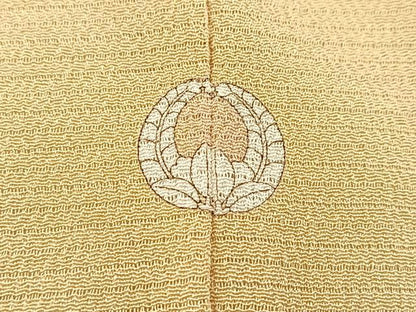 平和屋着物＊本加賀友禅作家 成竹登茂男監修 夏物 色無地 絽縮緬 砥粉色 正絹 逸品 BAAW2220yc