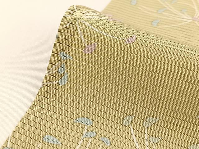 平和屋着物＊夏物　小紋　絽　舞花文　正絹　逸品　BAAW2221yc