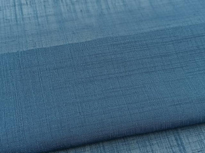 平和屋着物＊夏物 男性 紗紬 色無地 青藍色 正絹 逸品 未使用 BAAW2225yc
