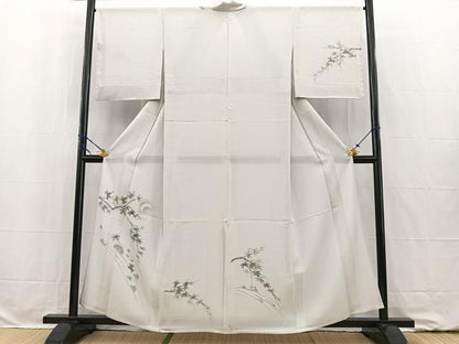 平和屋着物＊夏物 訪問着 手描き 絽 竜田川 さが美扱い 正絹 逸品 未使用 BAAW2227yc