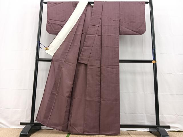 平和屋着物＊夏物 色無地 紗 濃色 正絹 逸品 BAAW2228yc