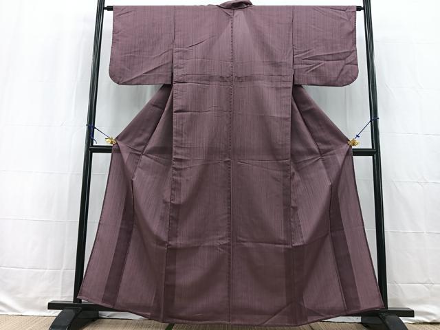 平和屋着物＊夏物 色無地 紗 濃色 正絹 逸品 BAAW2228yc