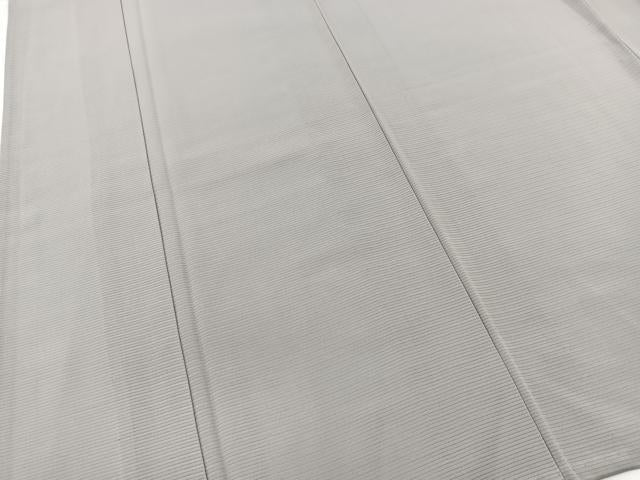 平和屋着物＊夏物　色無地　絽　白鼠色　正絹　逸品　BAAW2231yc