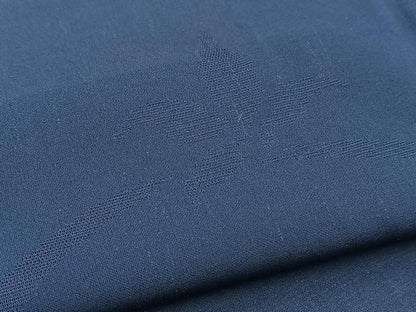 平和屋着物＊夏物　色無地　草花紋紗　鉄紺色　正絹　逸品　未使用　BAAW2239yc
